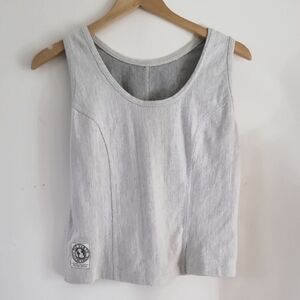 The Earth Collection Light Gray 100% Cotton Vest - Size XL